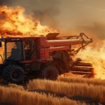 Risco de incêndios, um perigo comum em colheitadeiras
